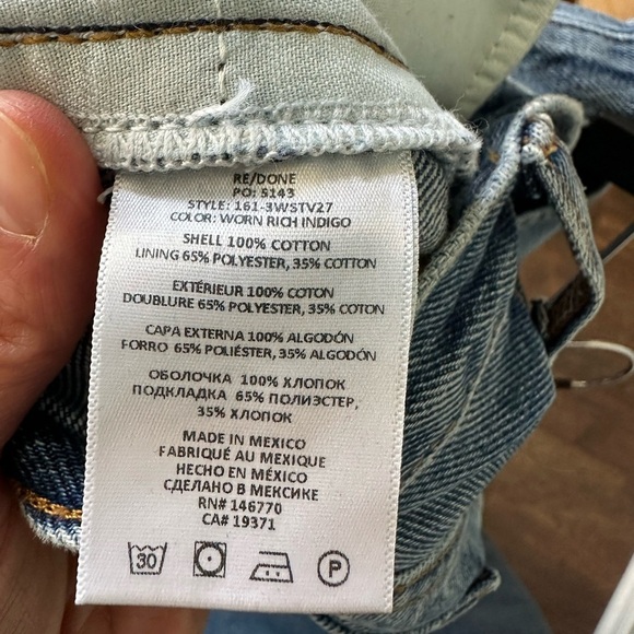 Re/done | 70s Stove Pipe Straight Jeans - Picture 7 of 10